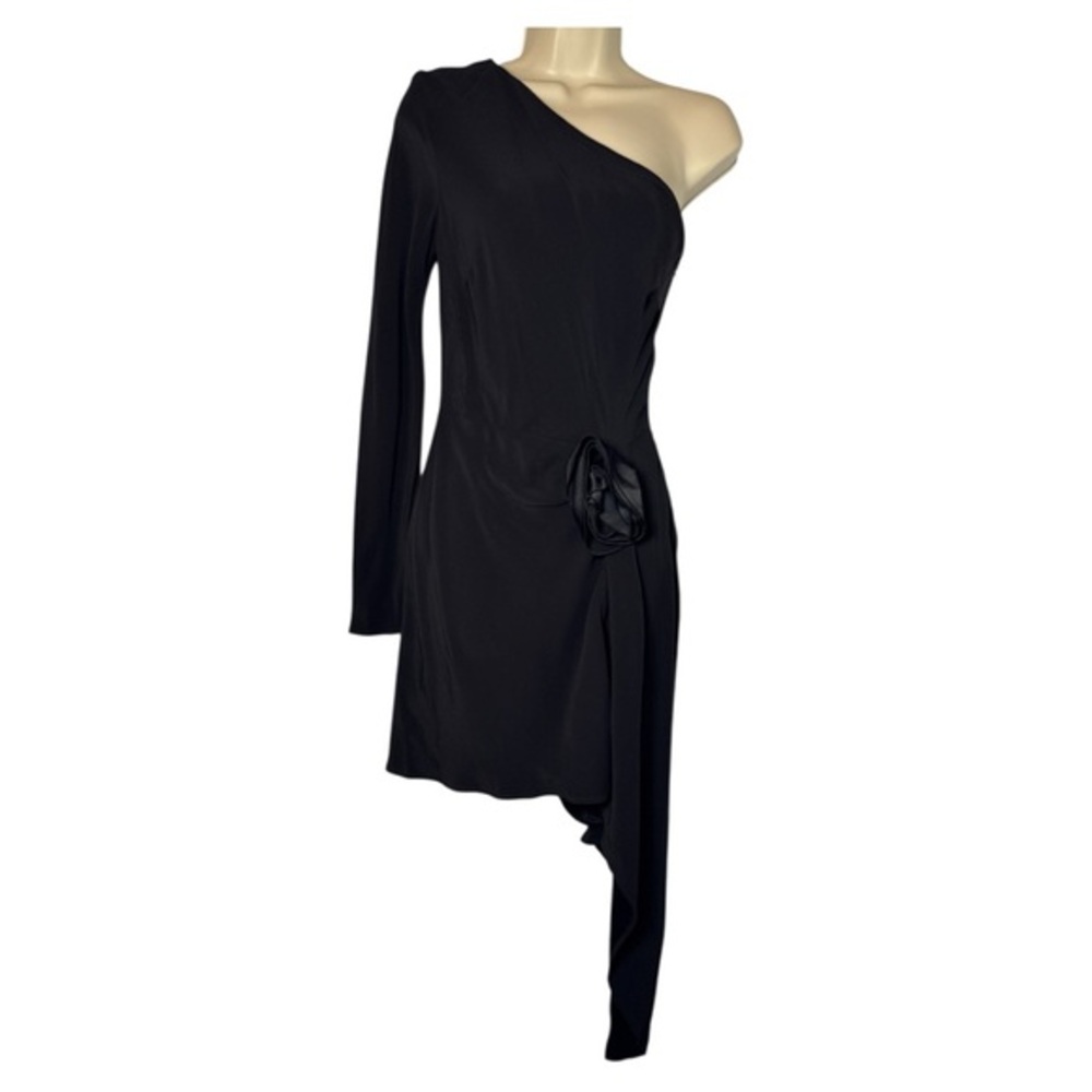 Mango (AS-IS) Black One-Shoulder Dress Small
